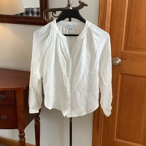 Evereve gauze shirt women’s Medium